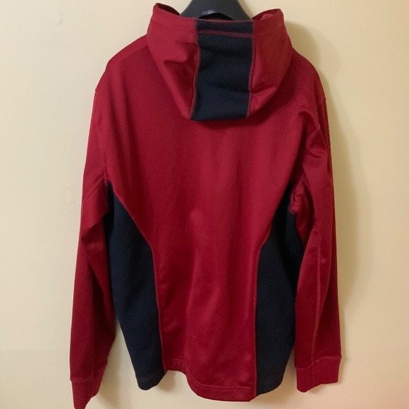 Delta Airlines Lands End Full Zip Hoodie Sweatshirt Size L Ramp w/4zipper pocket - Picture 2 of 12